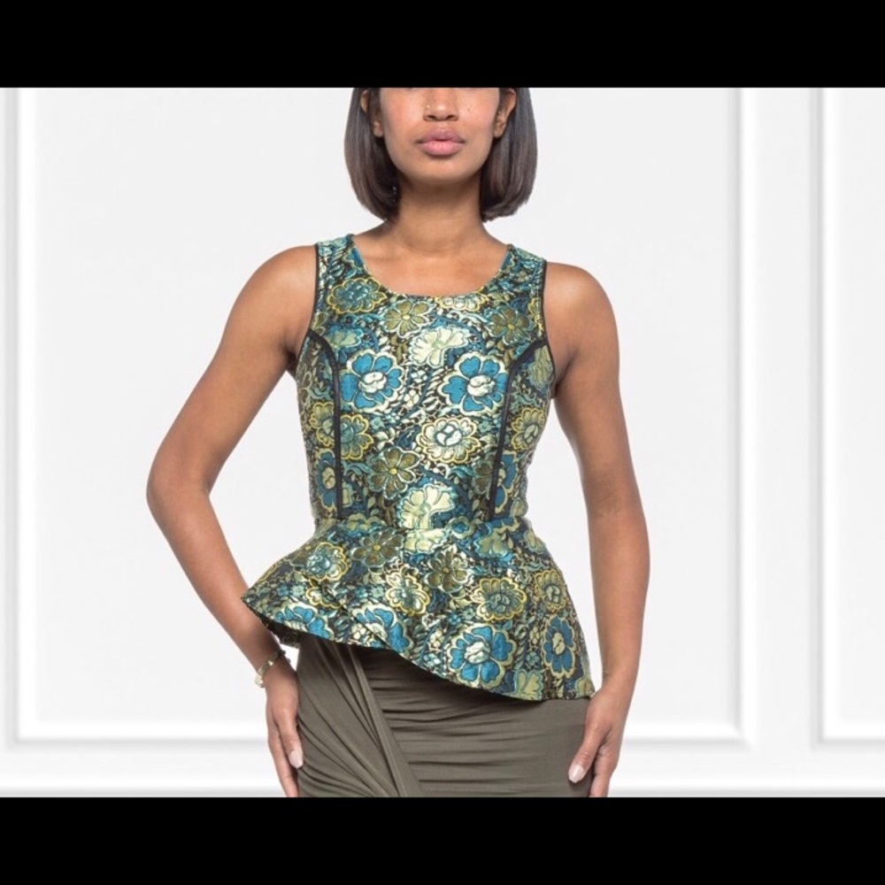 Shanghai Peplum Cocktail Top